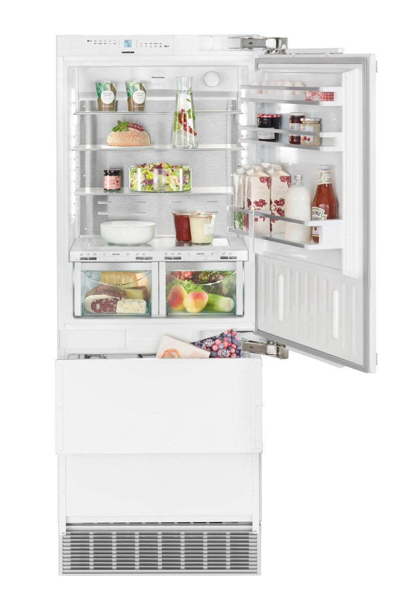 Liebherr - 29.8125 Inch 14.1 cu. ft Built In / Integrated Bottom Mount Refrigerator in Panel Ready - HCB1580
