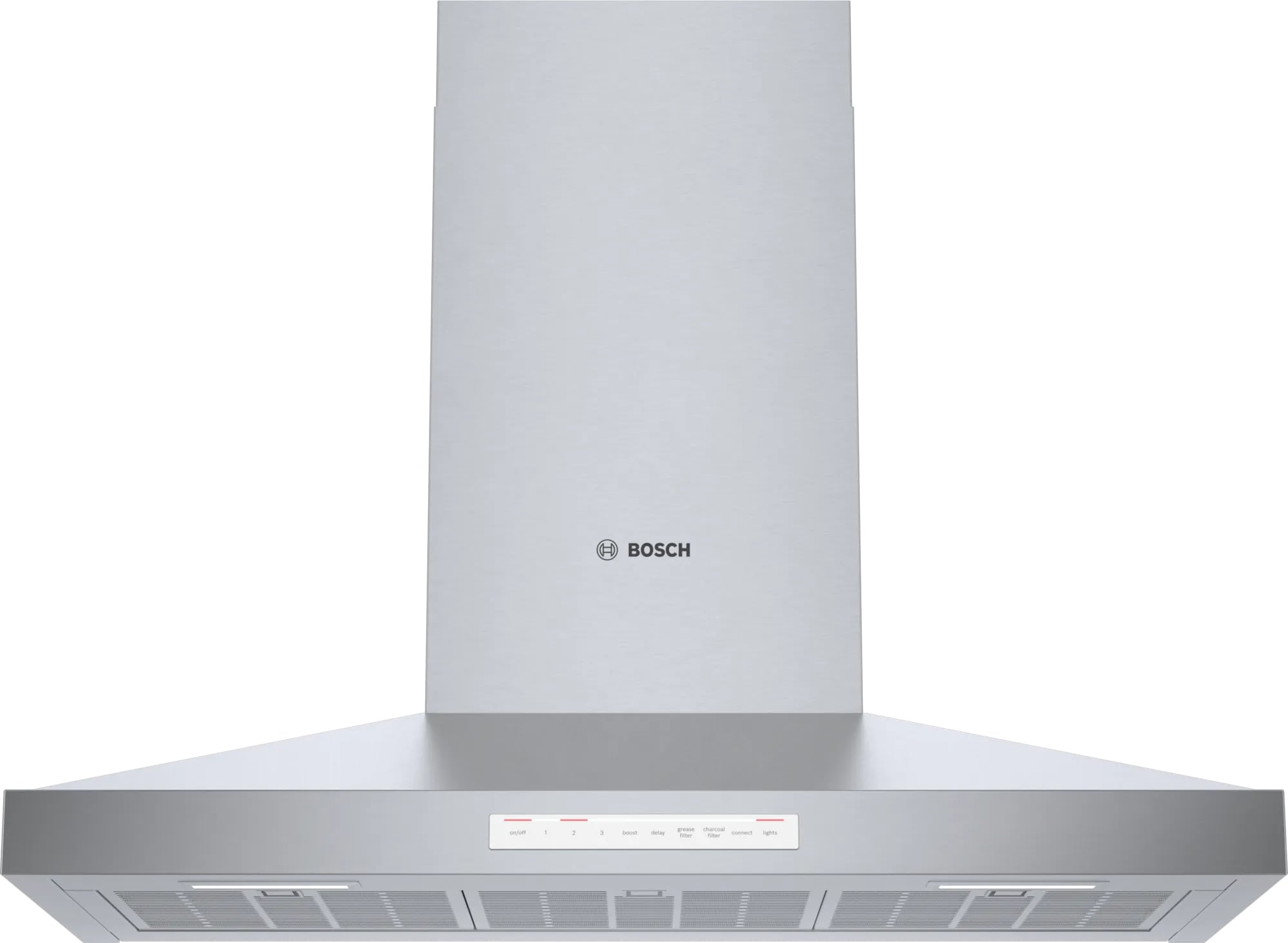 Bosch - 36 Inch 600 CFM Wall Mount and Chimney Range Vent in Stainless - HCP56652UC