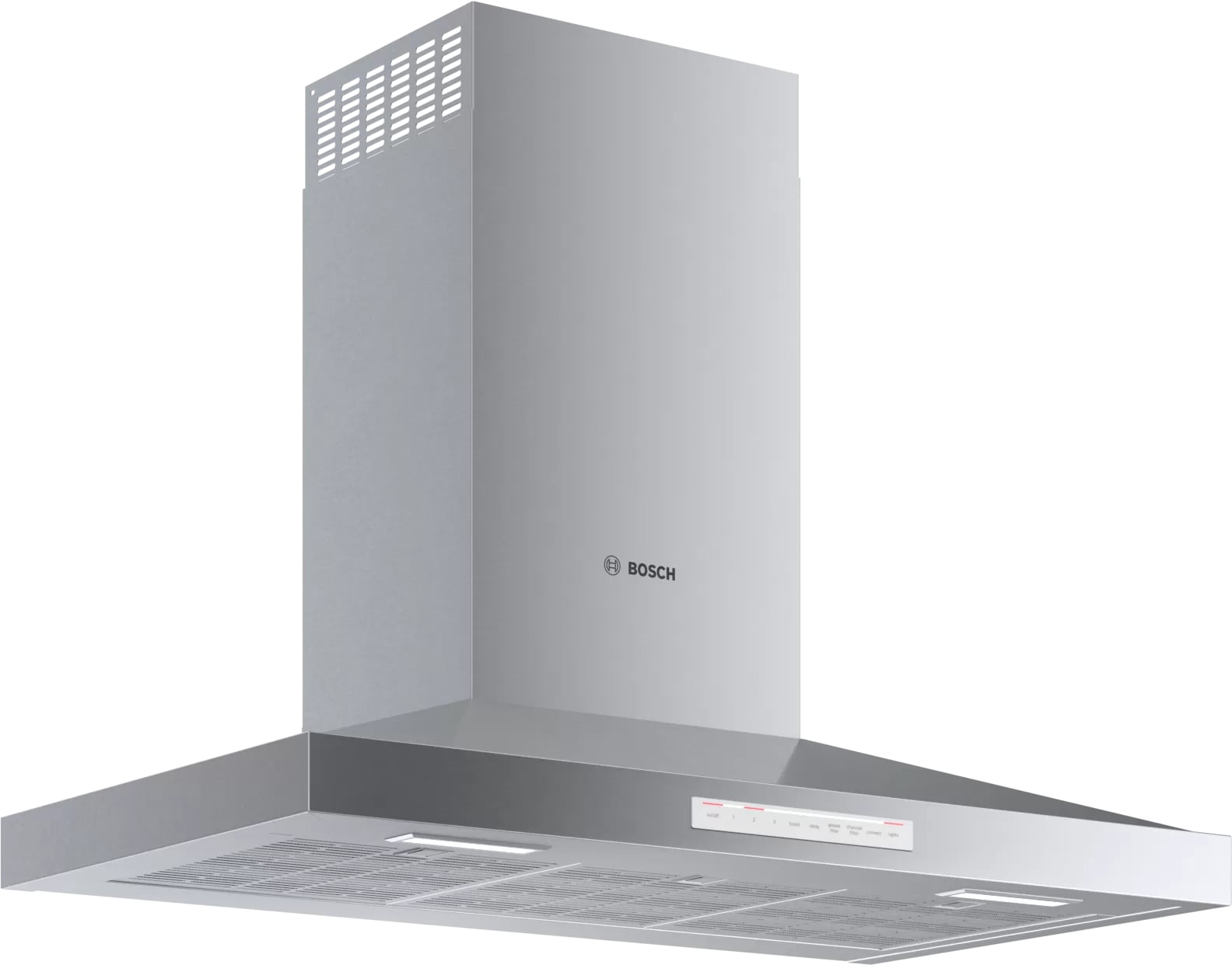 Bosch - 36 Inch 600 CFM Wall Mount and Chimney Range Vent in Stainless - HCP56652UC