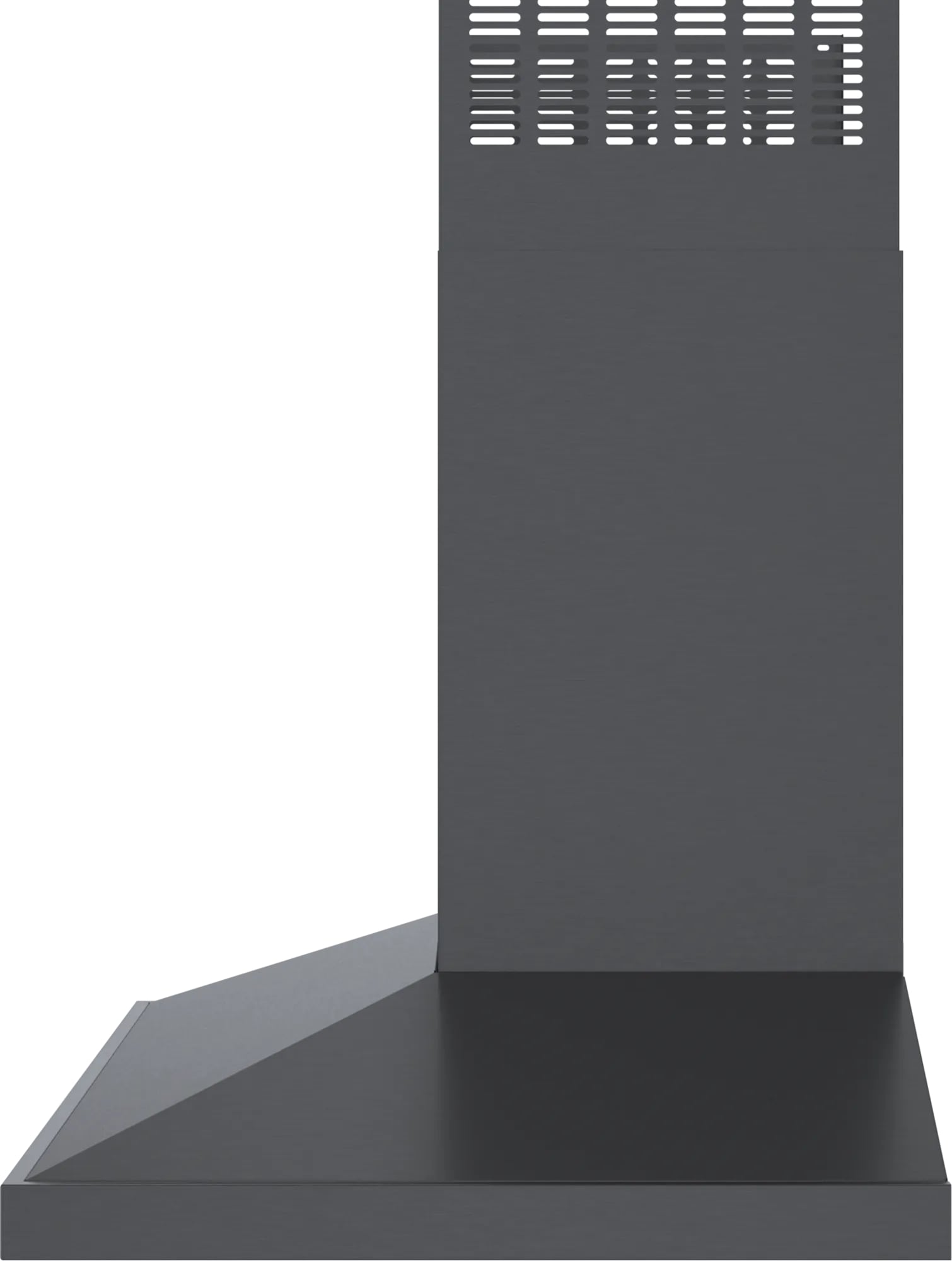 Bosch - 30 Inch 600 CFM Wall Mount and Chimney Range Vent in Black Stainless (Open Box) - HCP80641UC