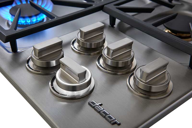 Dacor - 36 inch wide Gas Cooktop in Stainless - HDCT365GS/LP