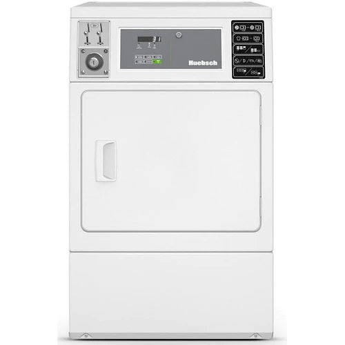 Huebsch - 7 cu. Ft Commercial Electric Dryer in White - HDENXAGS176CW01