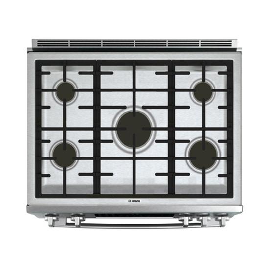 Bosch - 4.8 cu. ft Gas Range in Stainless - HGI8054UC