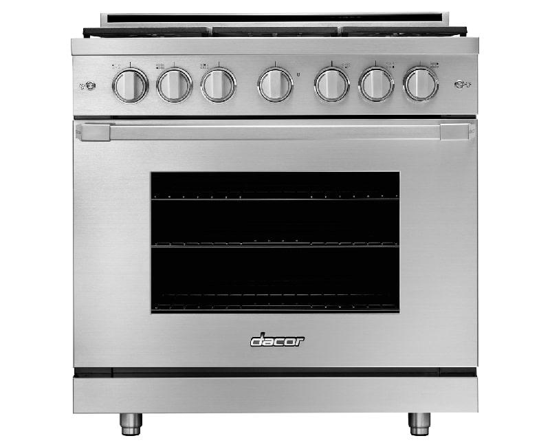 Dacor - 5.2 cu. ft Gas Range in Stainless - HGPR36S/LP