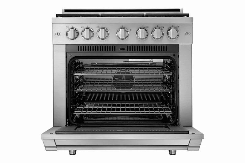 Dacor - 5.2 cu. ft Gas Range in Stainless - HGPR36S/LP