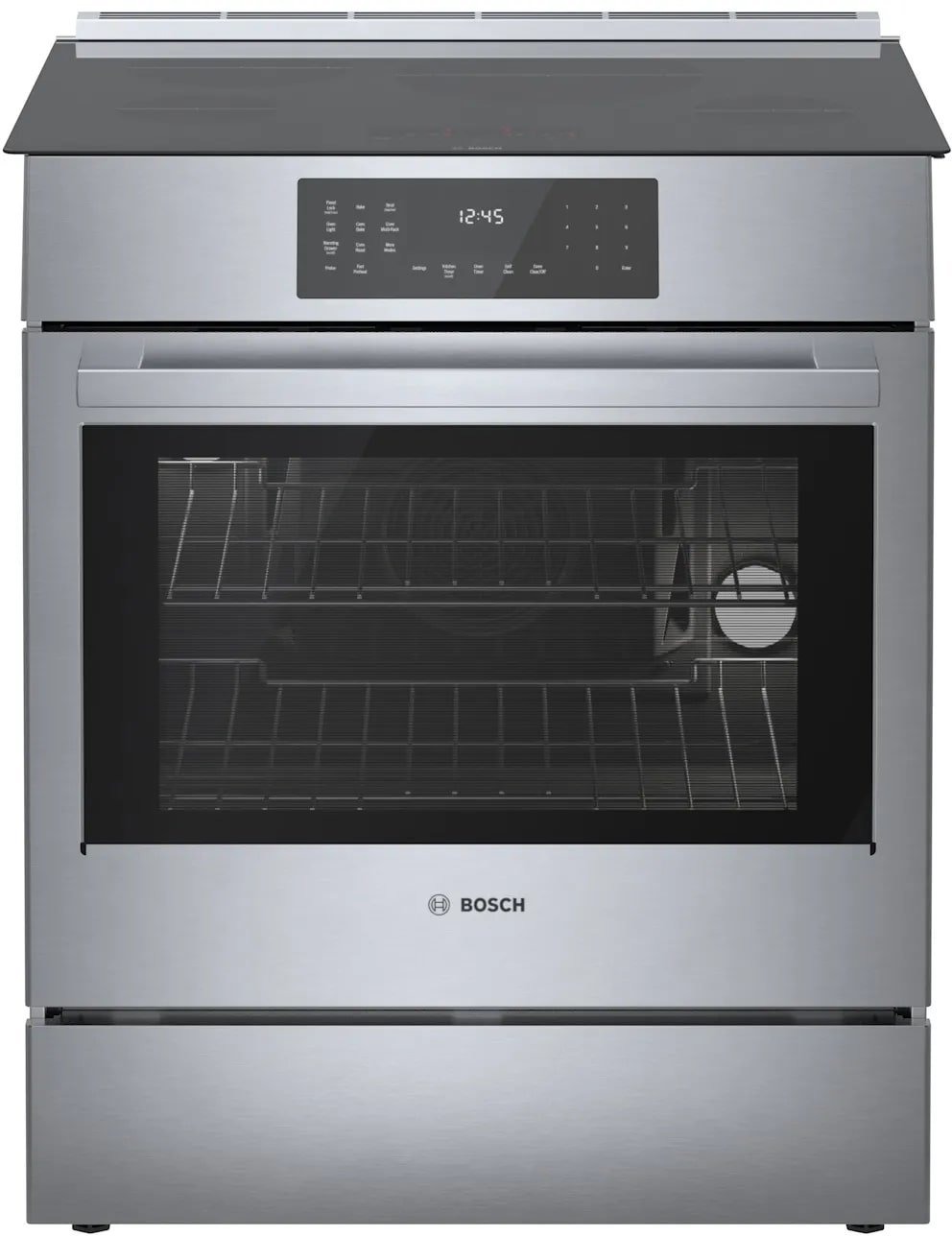 Bosch - 4.6 cu. ft Induction Range in Stainless - HII8057C