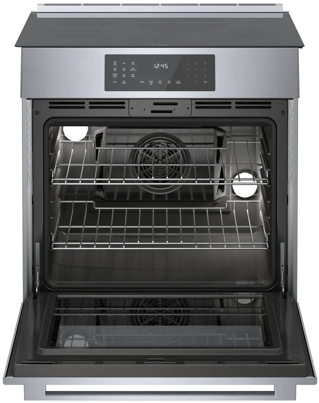 Bosch - 4.6 cu. ft Induction Range in Stainless - HII8057C