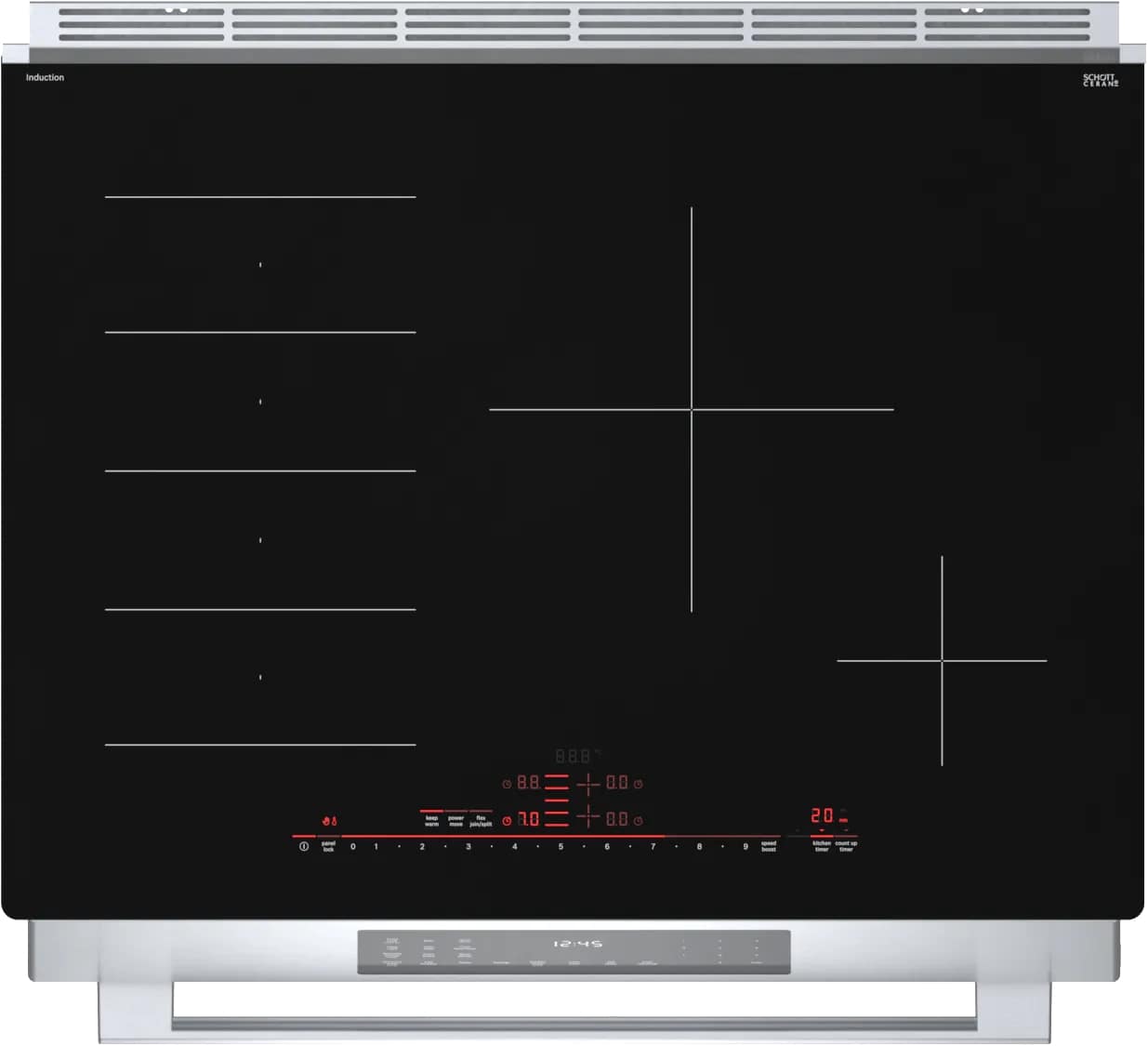 Bosch - 4.6 cu. ft Induction Range in Stainless - HIIP057C