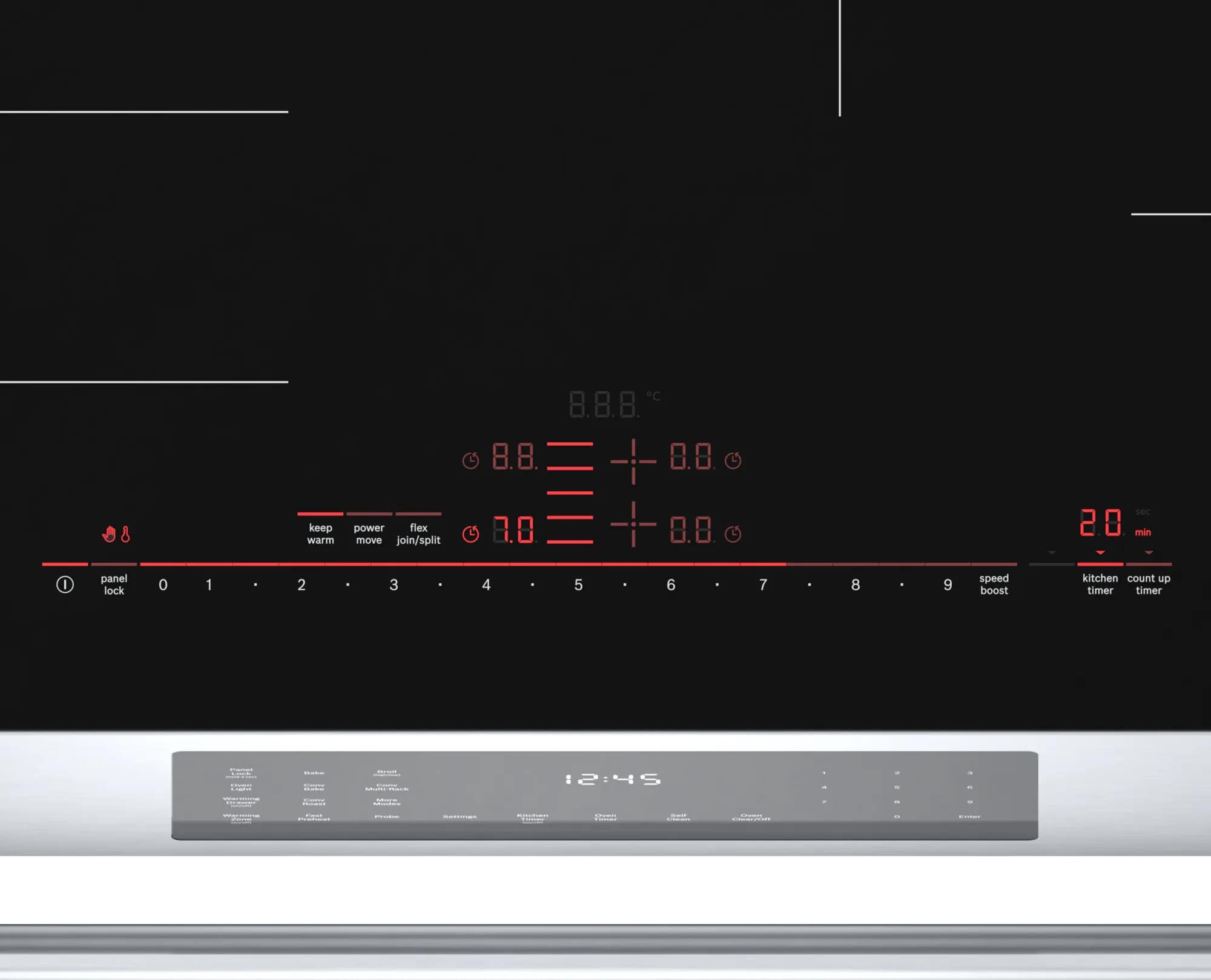 Bosch - 4.6 cu. ft Induction Range in Stainless - HIIP057C