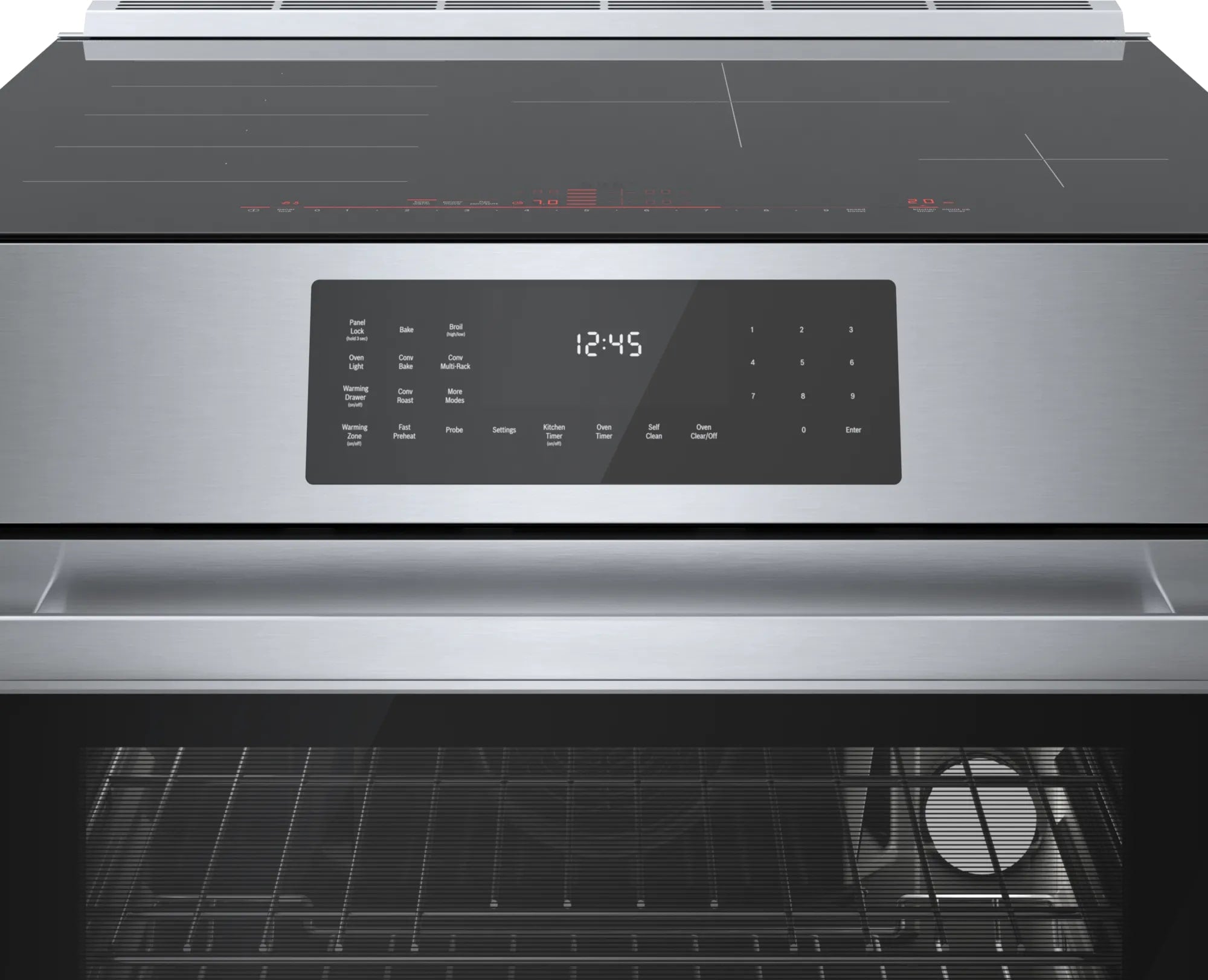 Bosch - 4.6 cu. ft Induction Range in Stainless - HIIP057C