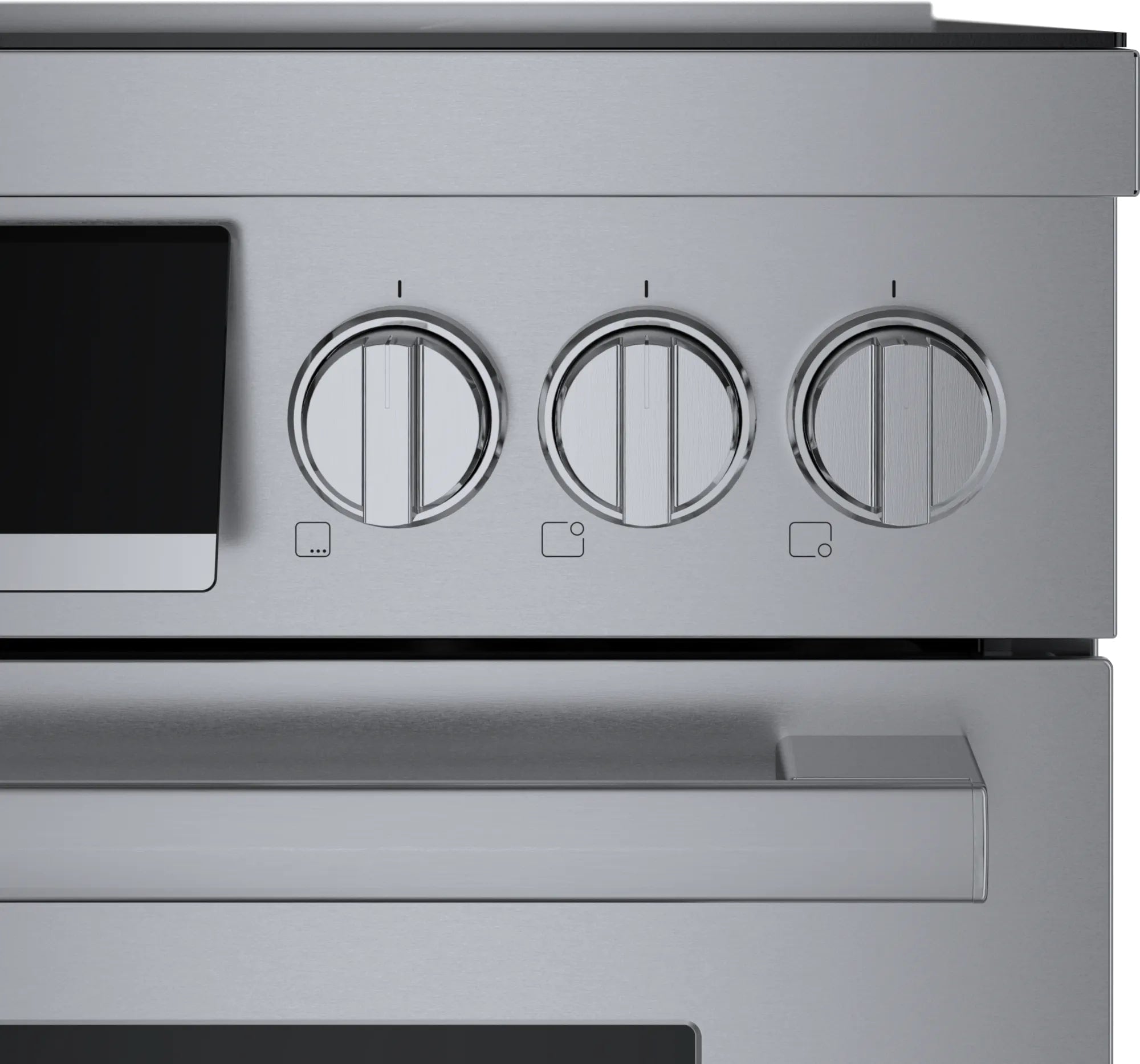 Bosch - 3.9 cu. ft Induction Range in Stainless - HIS8055C