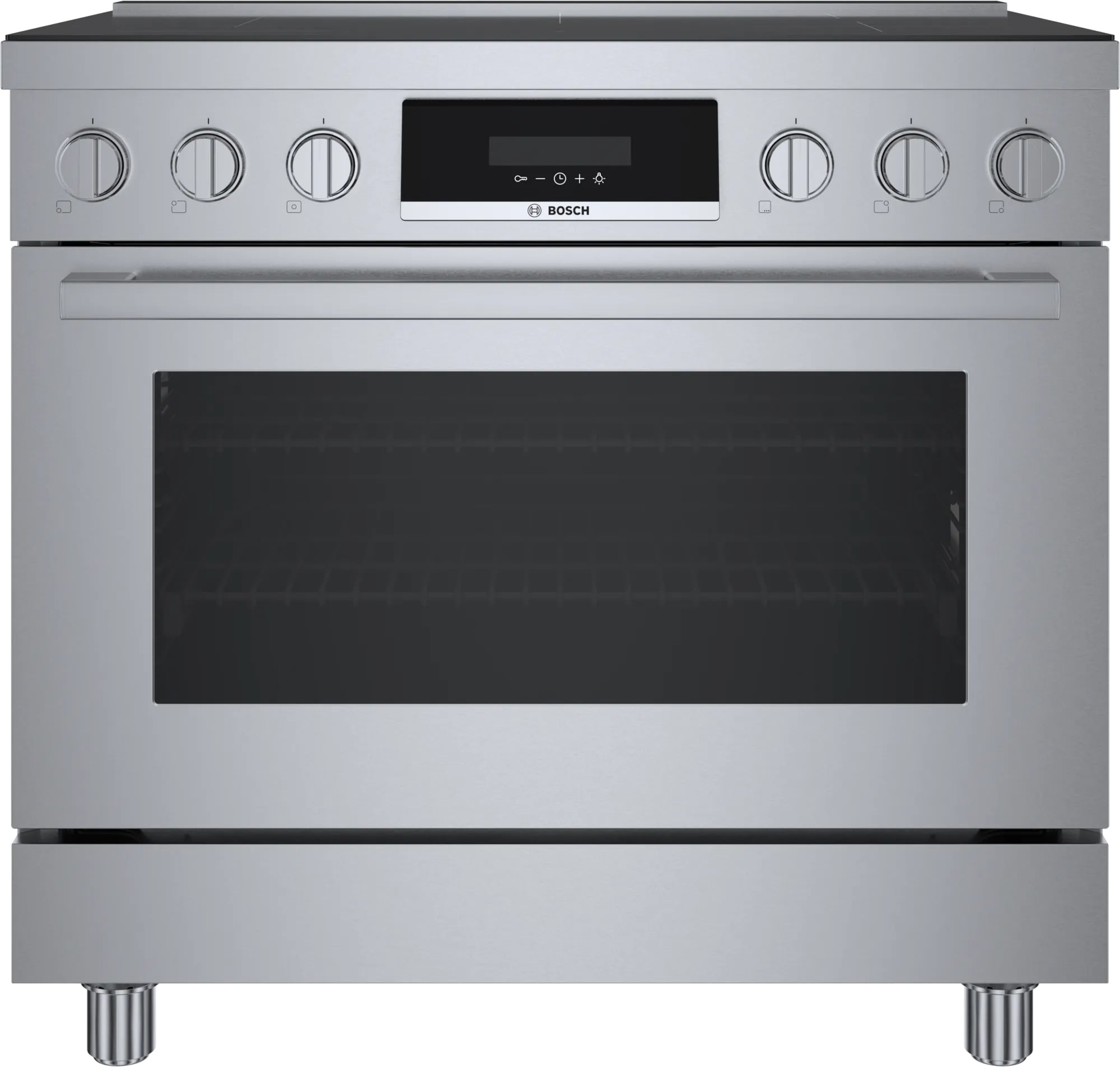 Bosch - 3.7 cu. ft Induction Range in Stainless - HIS8655C