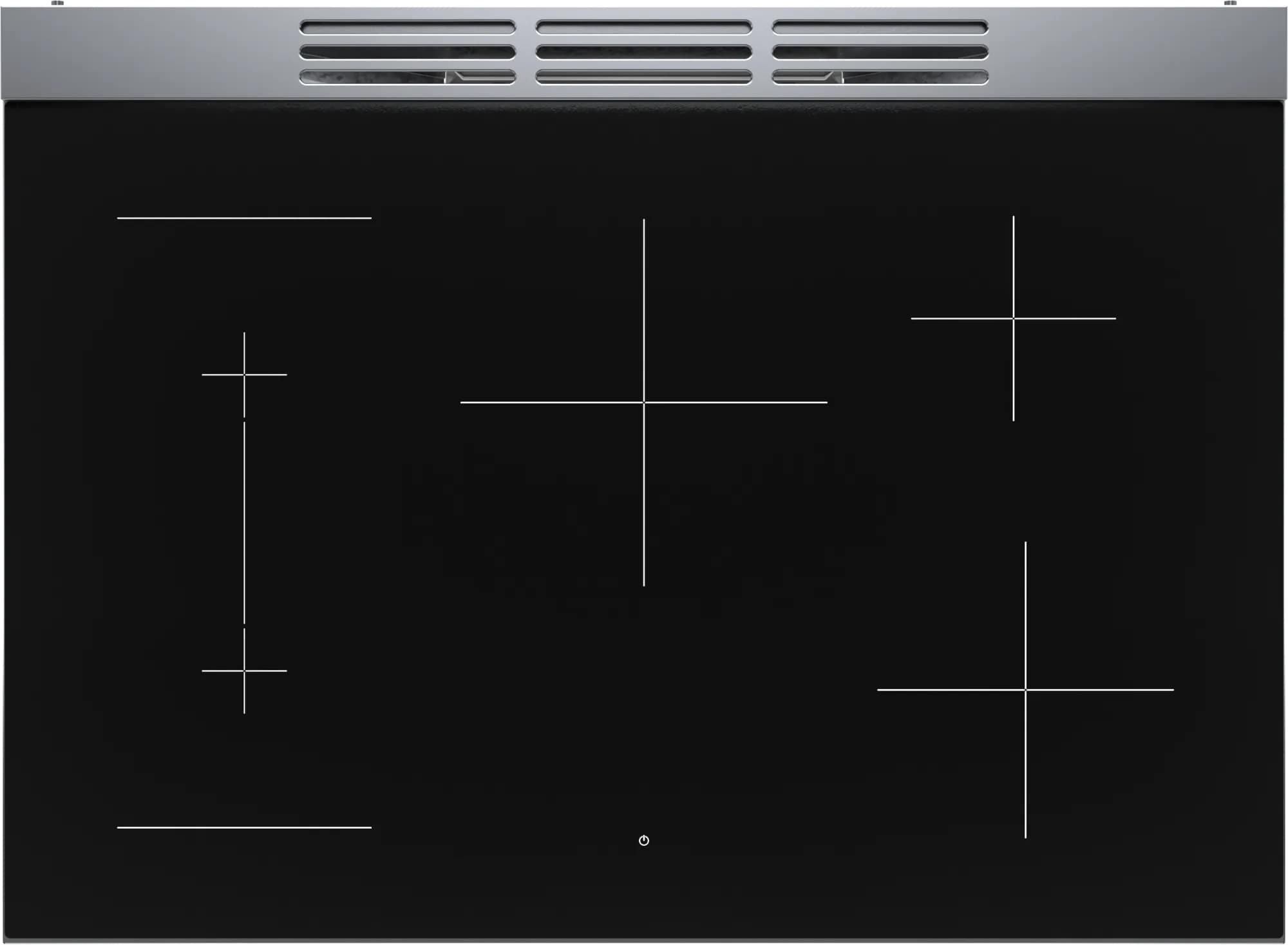 Bosch - 3.7 cu. ft Induction Range in Stainless - HIS8655C