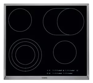 AEG - 22.6875 inch wide Electric Cooktop in Stainless - HK654070XB