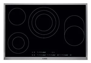 AEG - 30.1875 inch wide Electric Cooktop in Stainless - HK854080XB