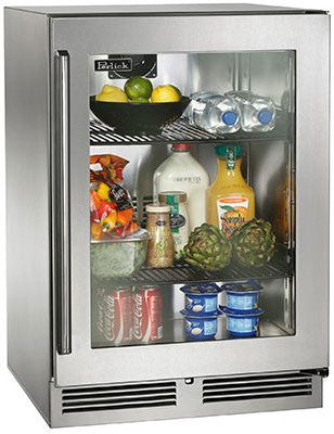 Perlick - 23.875 Inch 5.2 cu. ft Built In / Integrated Undercounter Refrigerator in Panel Ready - HP24RS-3-4R