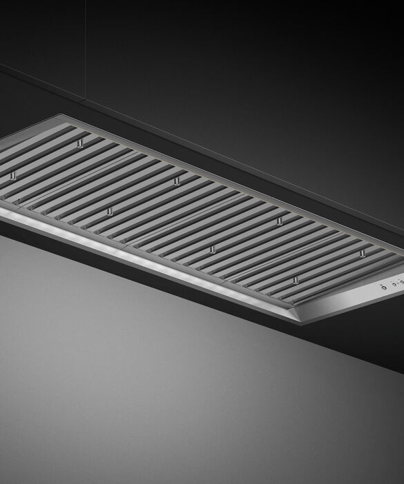 Fisher Paykel - 46.4375 Inch 1100 CFM Blower & Insert Vent in Stainless - HPB4819-12