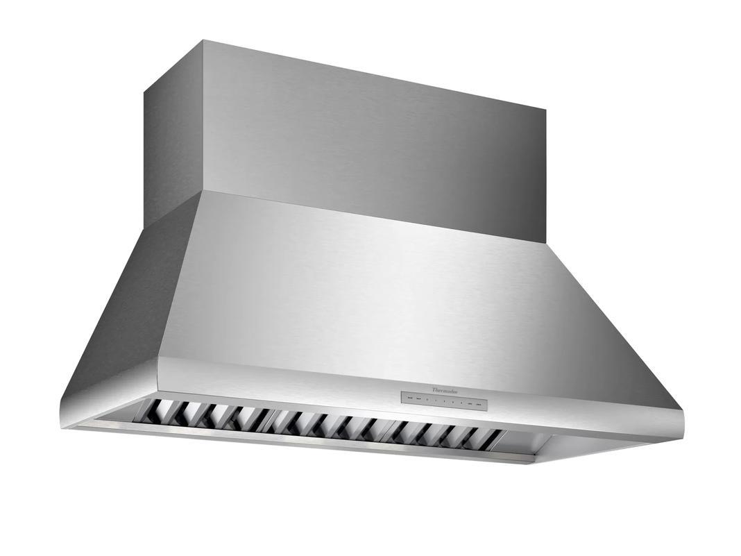Thermador - 48 Inch Wall Mount and Chimney Range Vent in Stainless - HPCN48WS