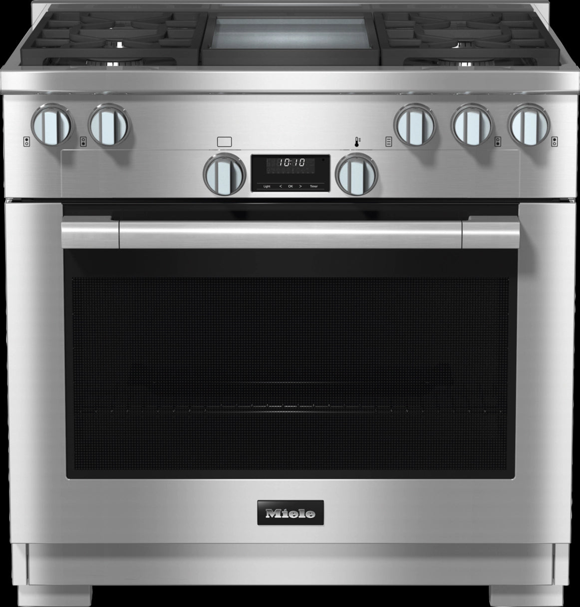 Miele - 5.8 cu. ft Gas Range in Stainless - HR 1136-3 G AG GD