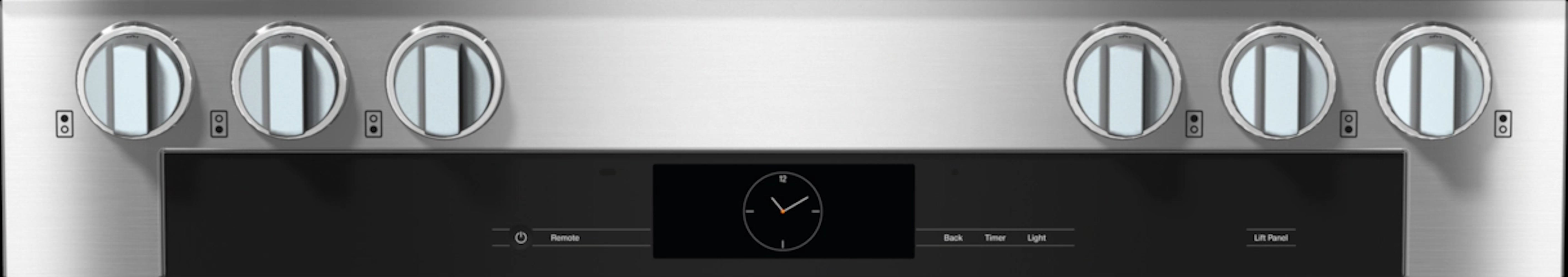 Miele - 5.8 cu. ft Gas Range in Stainless - HR 1934-3 LP DF