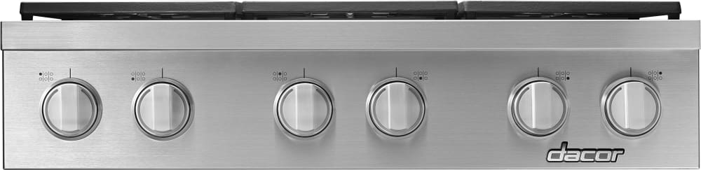 Dacor - 35.87 inch wide Gas Cooktop in Stainless - HRTP366S/LP