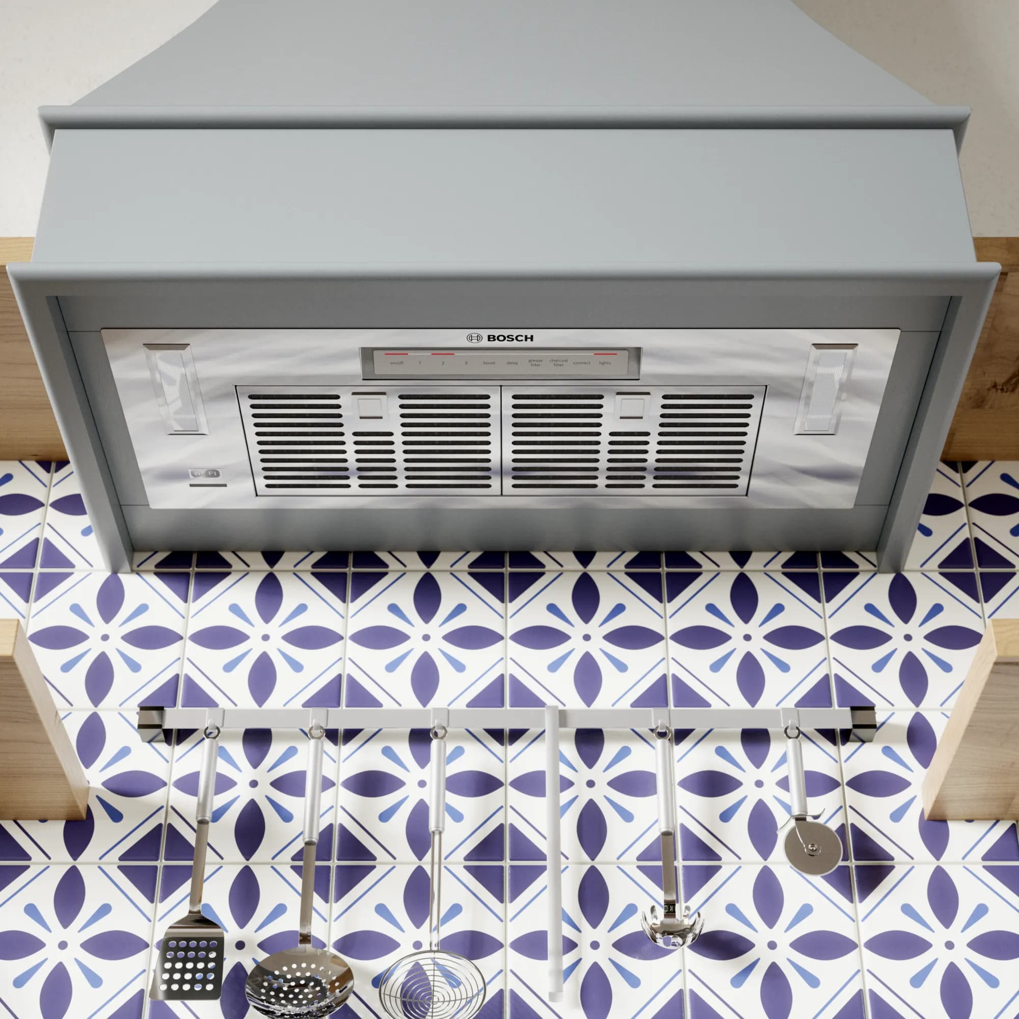 Bosch - 26.5 Inch 600 CFM Insert Vent in Stainless - HUI80553UC