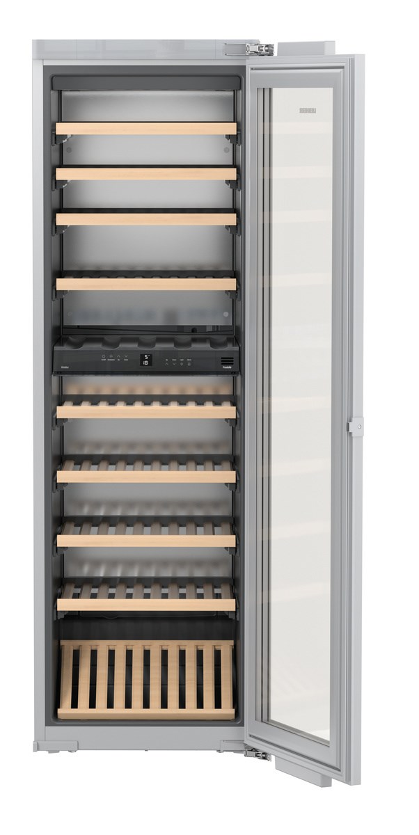 Liebherr - 21.9375 Inch 9 cu. ft Built In / Integrated Wine Fridge Refrigerator in Panel Ready - HW8000