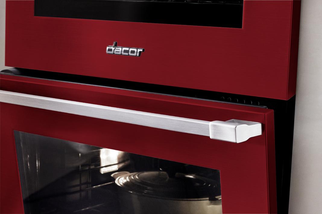 Dacor - 9.6 cu. ft Double Wall Oven in Red - HWO230PCR