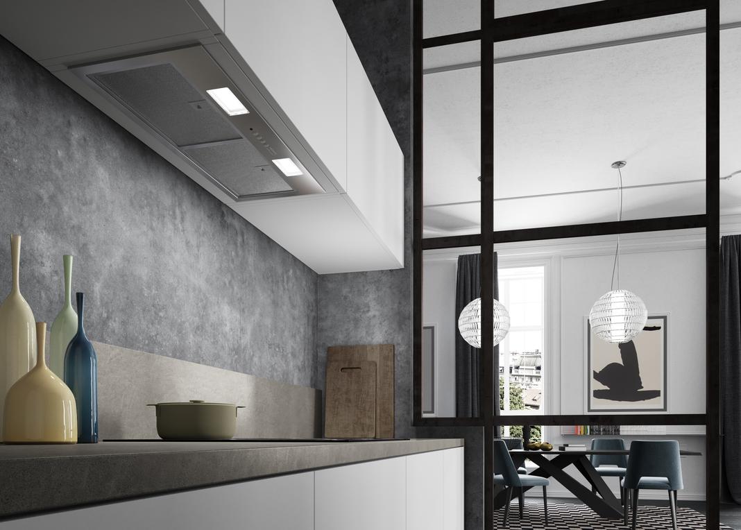 Faber - 27.625 Inch 240 CFM Blower & Insert Vent in Stainless - INSP28SS240