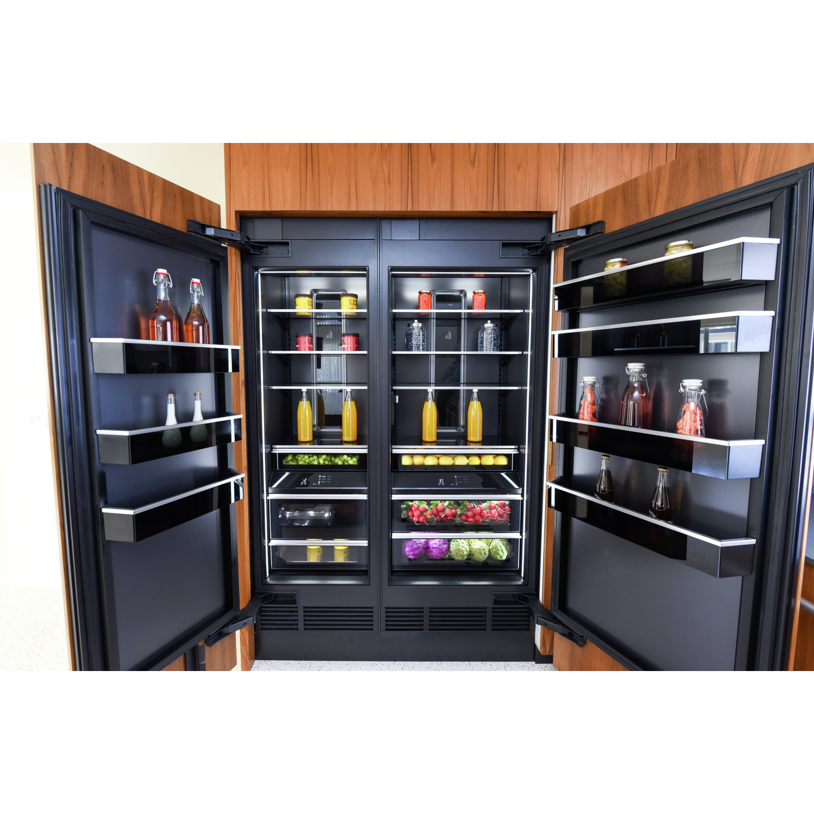 JennAir - Handle to Handle Join Kit Refrigerator Accessory in Black - JAJ13HSS