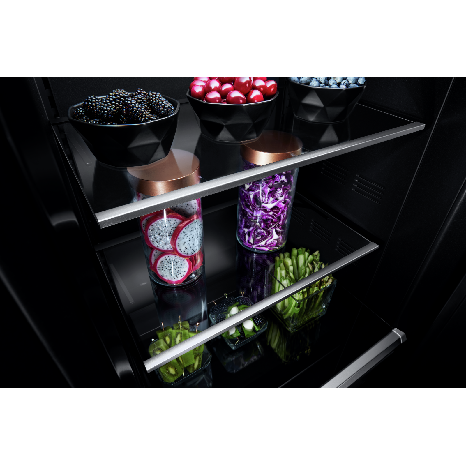 JennAir - 29.88 Inch 15.6 cu. ft Built In Bottom Mount Refrigerator in Panel Ready - JBBFR30NMX