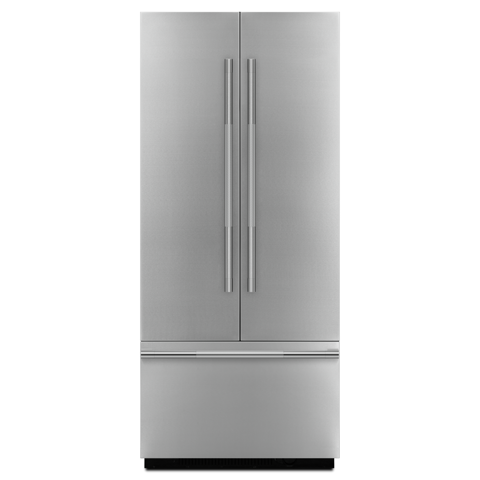 JennAir - 36 Inch Rise Built-in French Door Refrigerator Panel Kit Accessory in Stainless - JBFFS36NHL