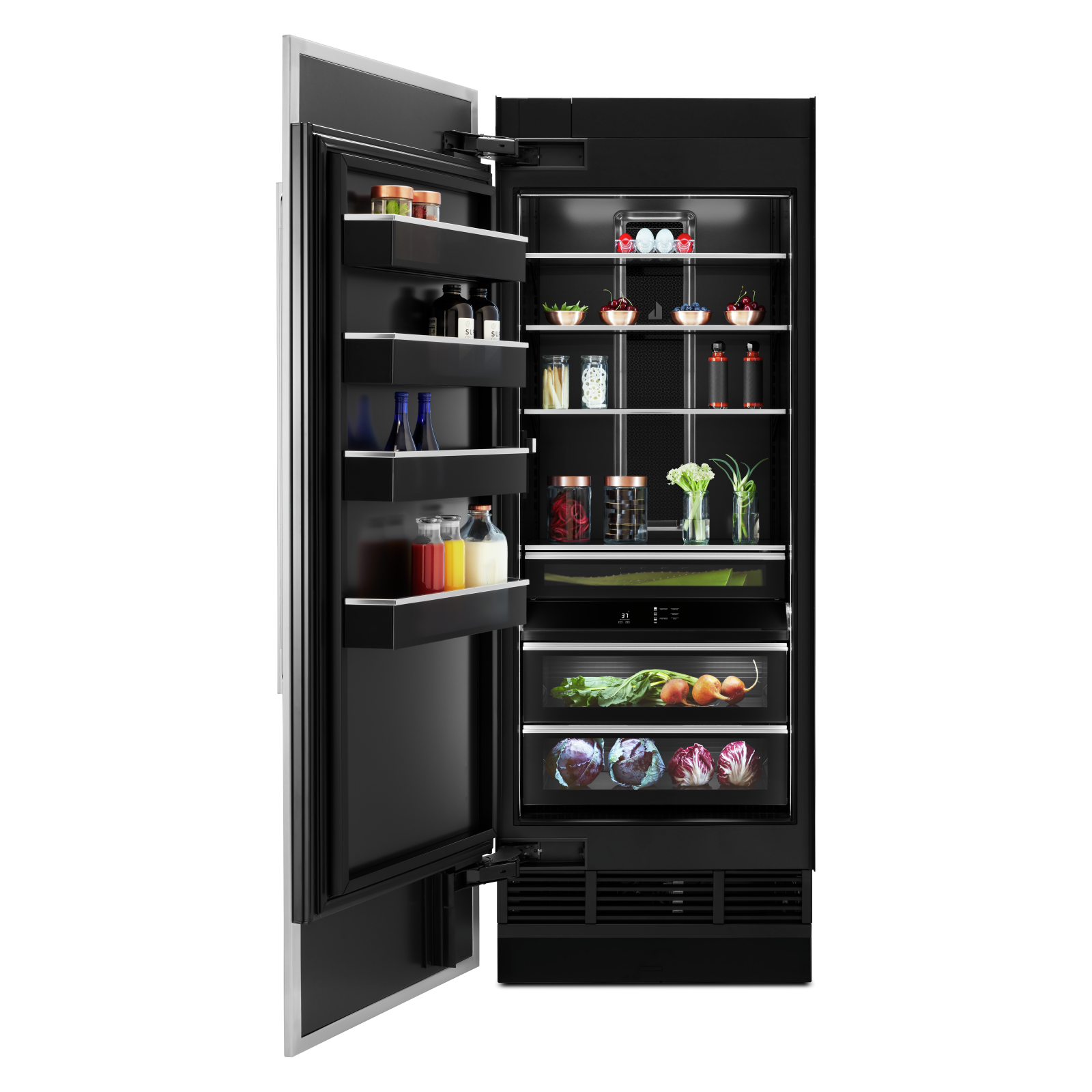 JennAir - 29.75 Inch 17 cu. ft Built In / Integrated All Fridge Refrigerator in Panel Ready - JBRFL30IGX