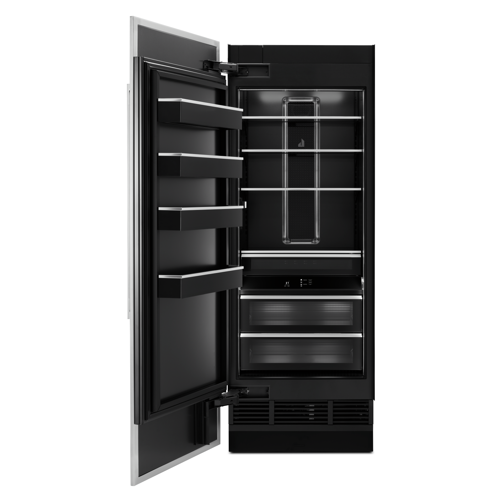 JennAir - 29.75 Inch 17 cu. ft Built In / Integrated All Fridge Refrigerator in Panel Ready - JBRFL30IGX