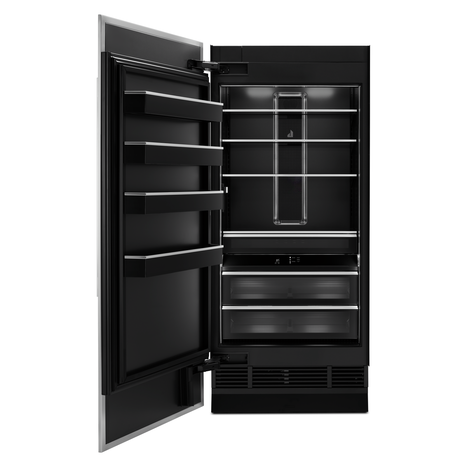 JennAir - 35.75 Inch 20 cu. ft Built In / Integrated All Fridge Refrigerator in Panel Ready - JBRFL36IGX