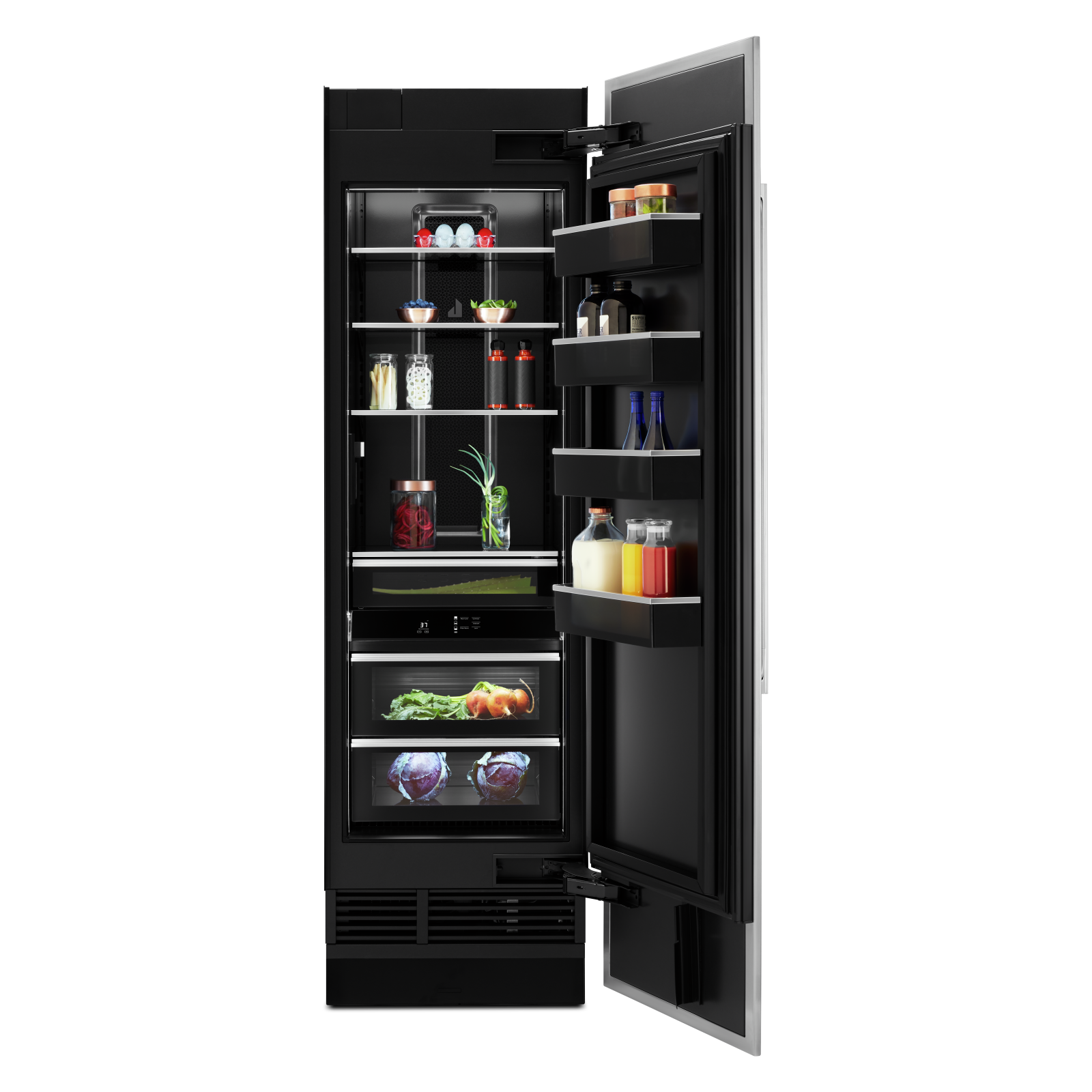 JennAir - 23.75 Inch 13 cu. ft Built In / Integrated All Fridge Refrigerator in Panel Ready - JBRFR24IGX