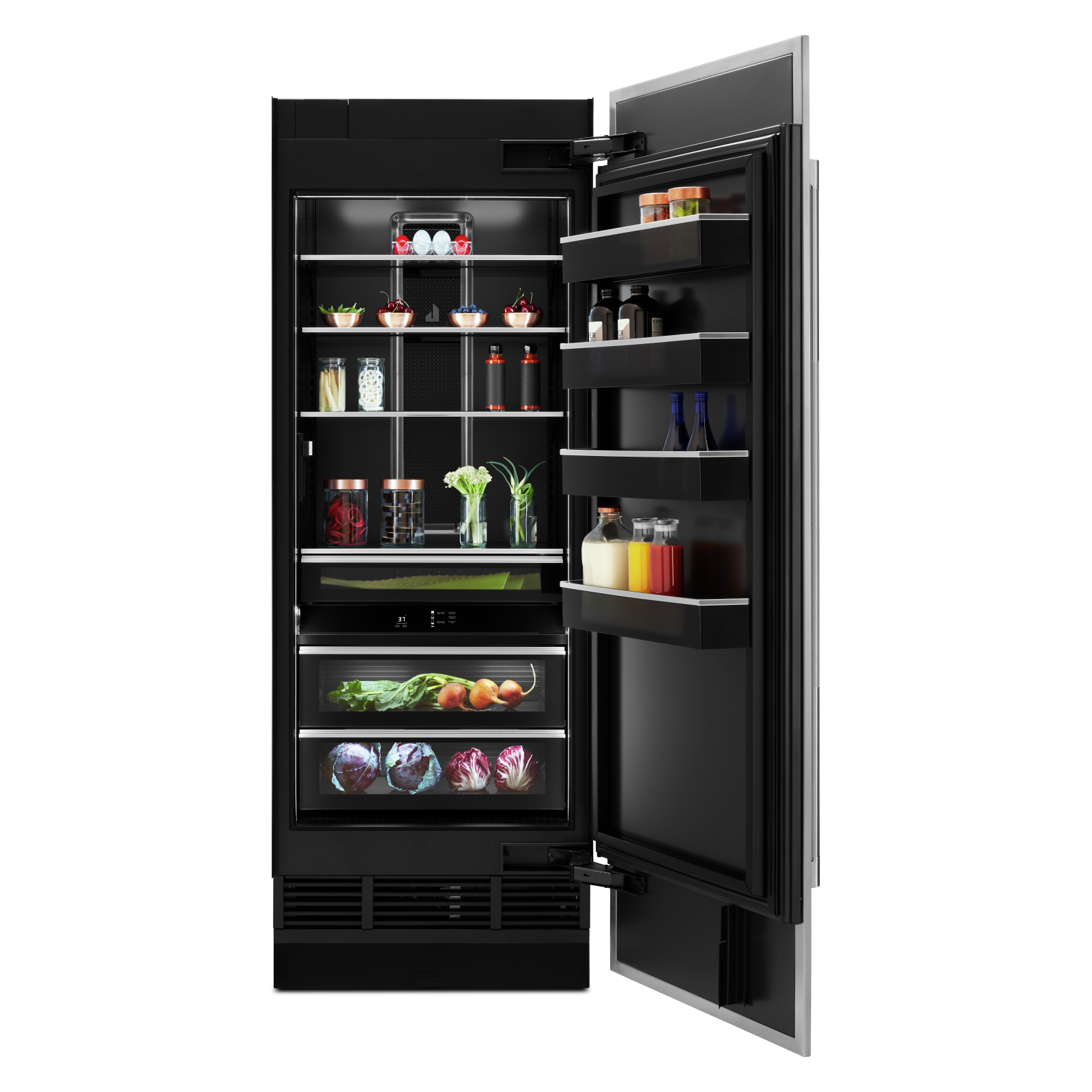 JennAir - 29.75 Inch 17 cu. ft Built In / Integrated All Fridge Refrigerator in Panel Ready - JBRFR30IGX