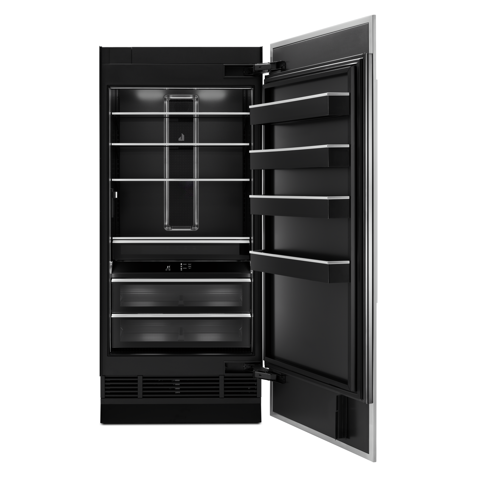 JennAir - 35.75 Inch 20 cu. ft Built In / Integrated All Fridge Refrigerator in Panel Ready - JBRFR36IGX