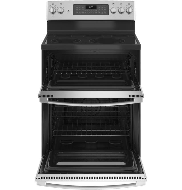 GE - 6.6 cu. ft Electric Range in Stainless - JBS86SPSS