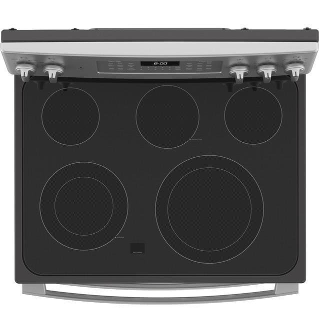 GE - 6.6 cu. ft Electric Range in Stainless - JBS86SPSS