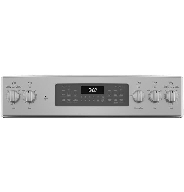 GE - 6.6 cu. ft Electric Range in Stainless - JBS86SPSS