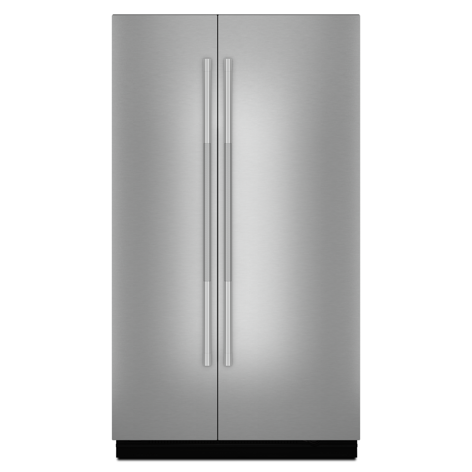 JennAir - 48 Inch Rise Built-in Side-by-Side Refrigerator Panel Kit Accessory in Stainless - JBSFS48NHL