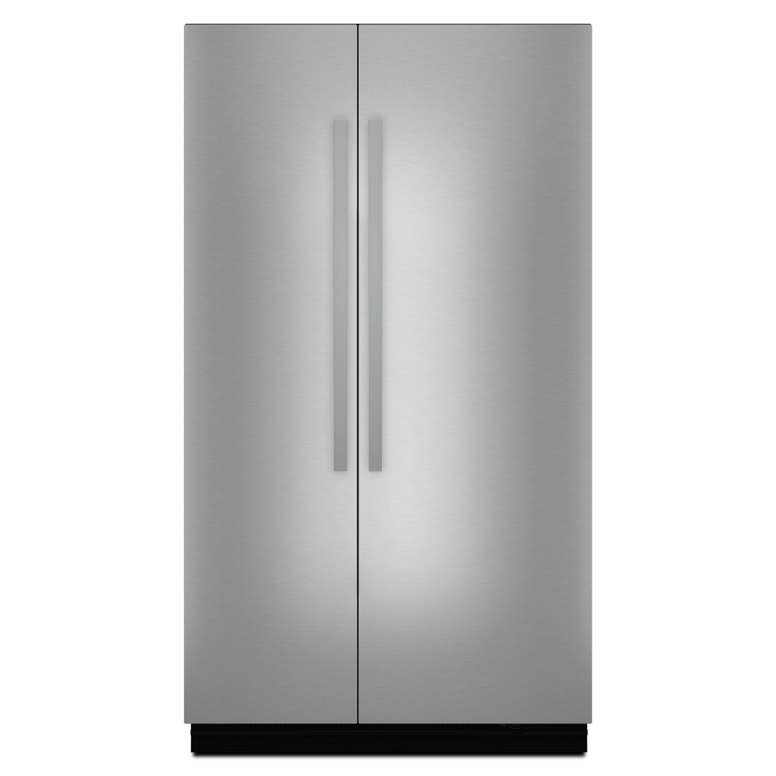 JennAir - 48 Inch Noir Built-in Side-by-Side Refrigerator Panel Kit Accessory in Stainless - JBSFS48NHM