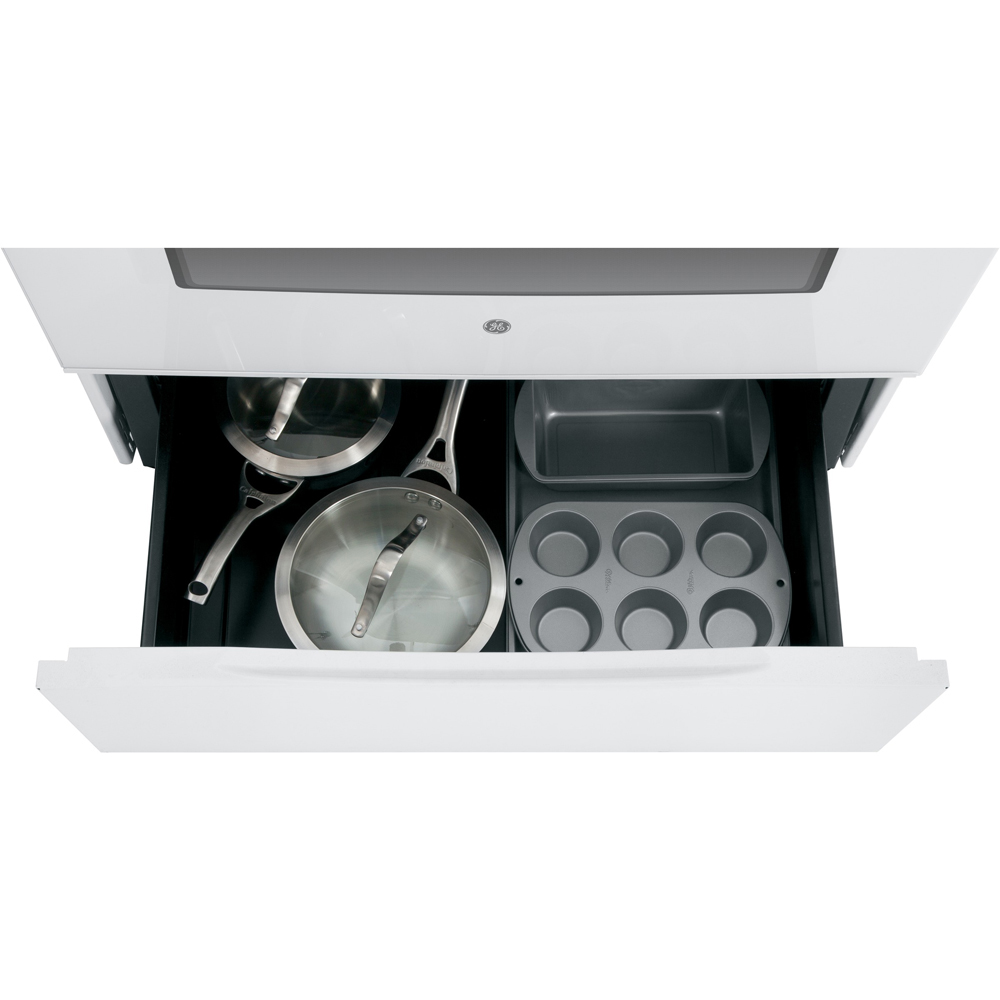 GE - 5 cu. ft Electric Range in White - JCB630DKWW