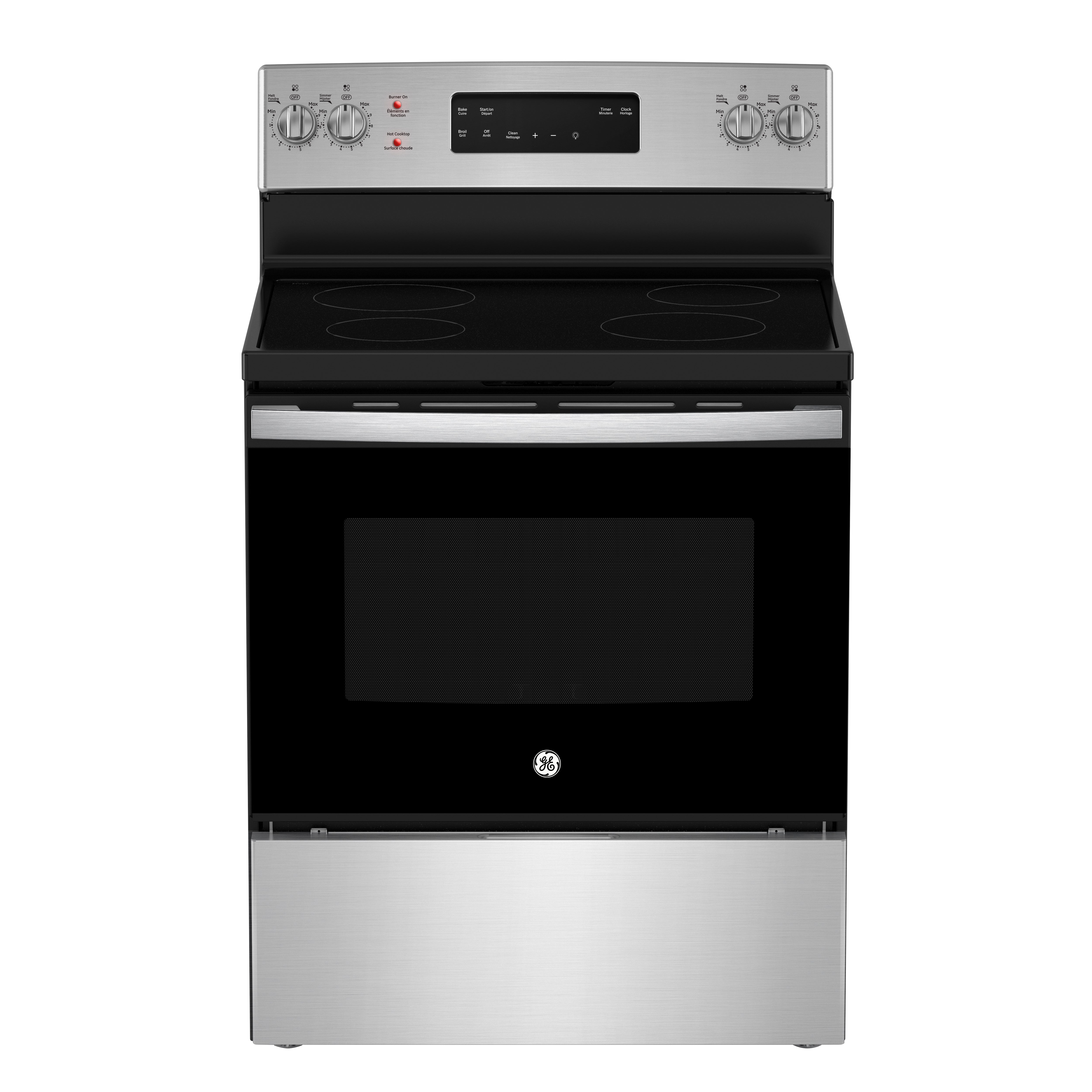 GE - 5 cu. ft Electric Range in Stainless - JCB630SVSS