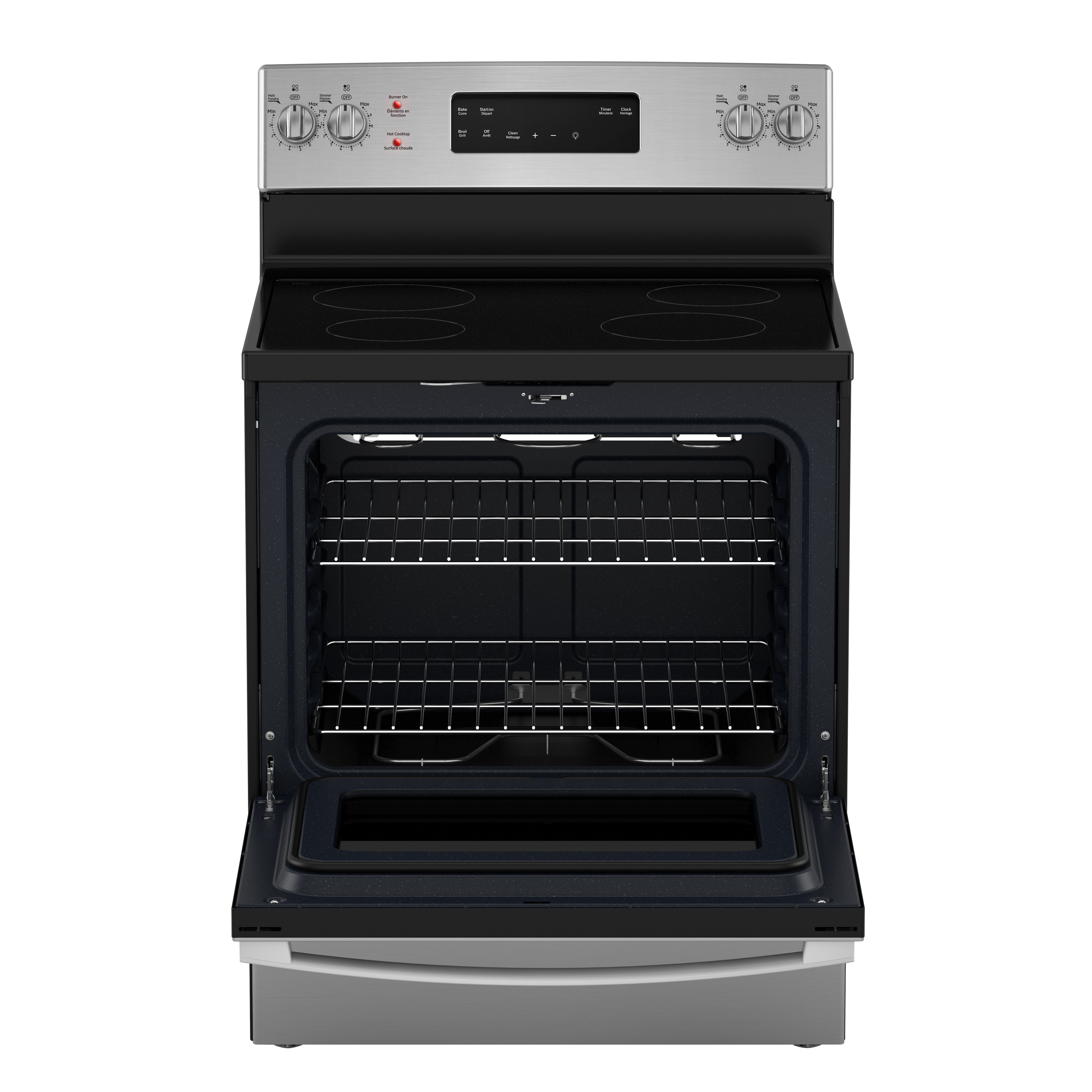 GE - 5 cu. ft Electric Range in Stainless - JCB630SVSS