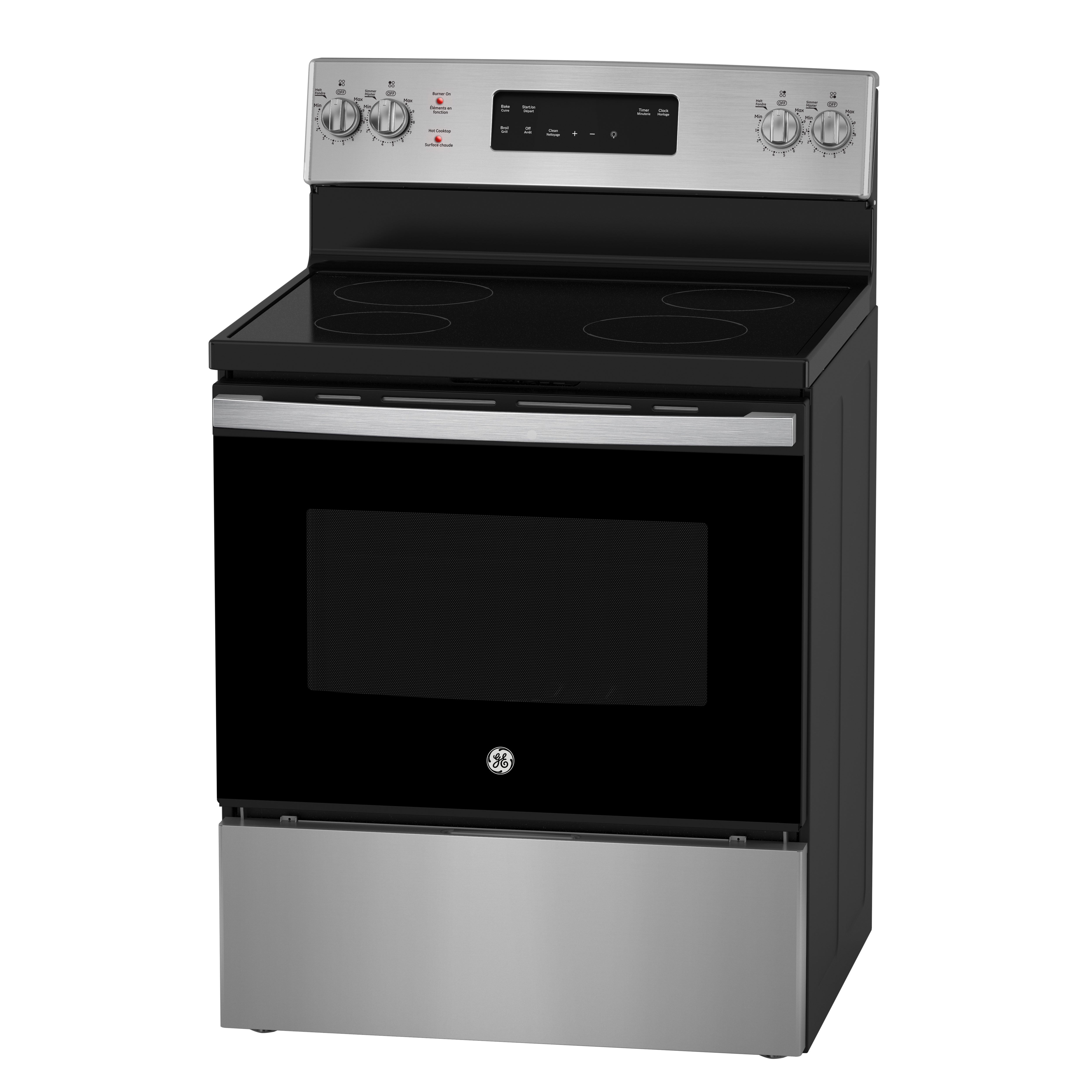 GE - 5 cu. ft Electric Range in Stainless - JCB630SVSS