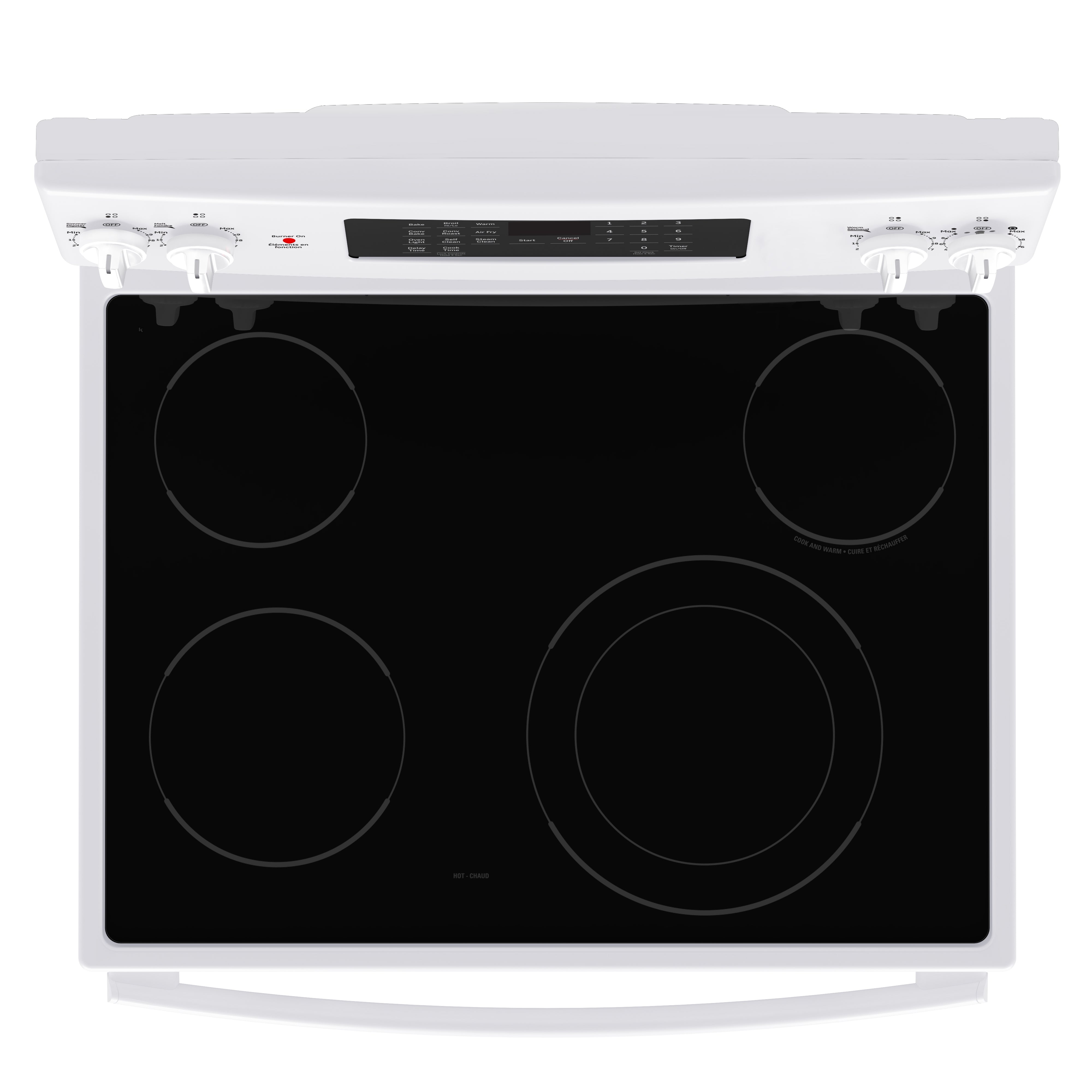 GE - 5 cu. ft Electric Range in Stainless - JCB830DVWW