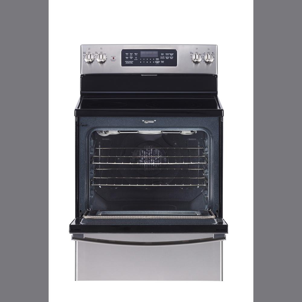 GE - 5 cu. ft Electric Range in Stainless - JCB830SKSS