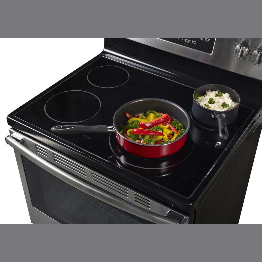 GE - 5 cu. ft Electric Range in Stainless - JCB830SKSS
